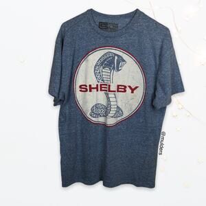 Fifth Sun Shelby Cobra Ford Blue Graphic Shirt